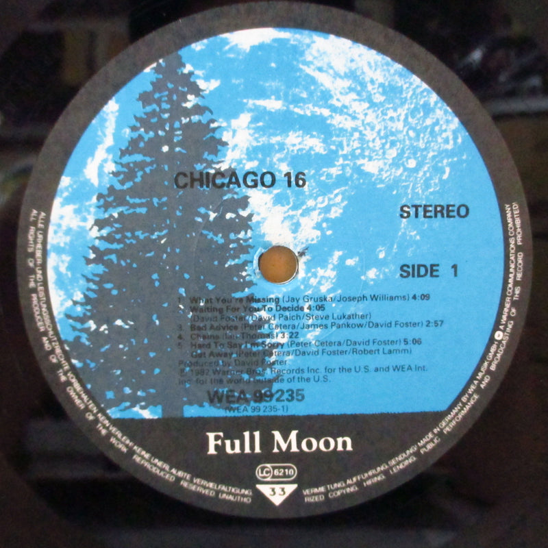 CHICAGO (シカゴ)  - Chicago 16 (German オリジナル LP+インナー)