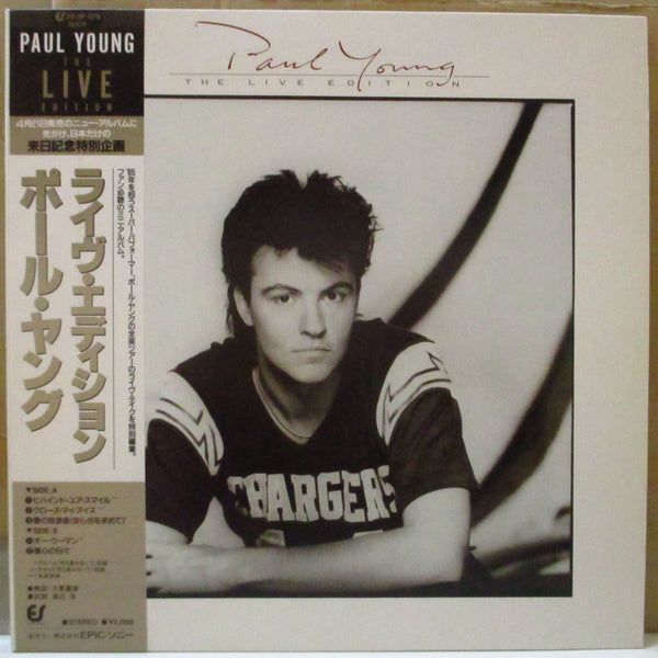 PAUL YOUNG  (ポール・ヤング)  - The Live Edition (Japan Orig.MLP+Obi)