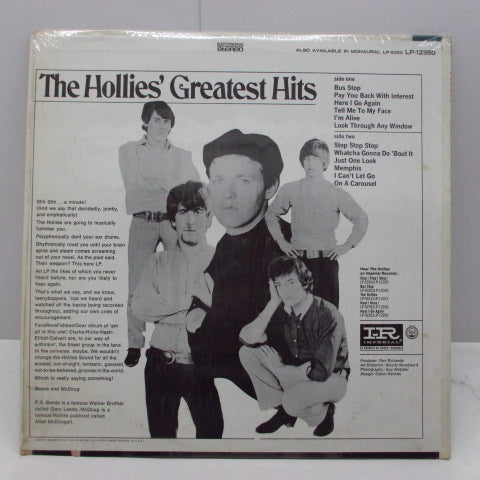 HOLLIES (ホリーズ) - The Hollies' Greatest Hits (US:Orig.STEREO)