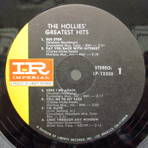 HOLLIES (ホリーズ) - The Hollies' Greatest Hits (US:Orig.STEREO)