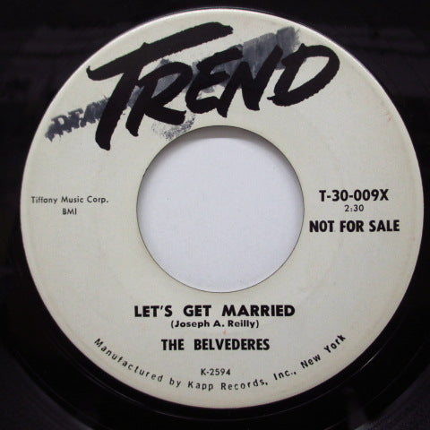 BELVEDERES - Let's Get Married (Promo)