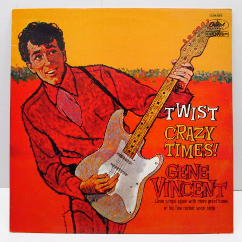 GENE VINCENT - Crazy Times! (France 70's Re Orange Lbl.Stereo LP/CS)