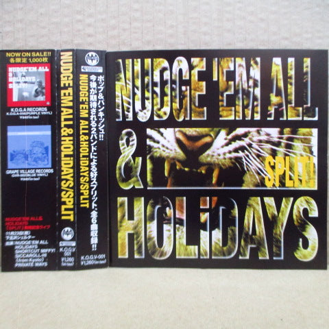 NUDGE’EM ALL & HOLiDAYS - Split (Japan Orig.CD-EP)