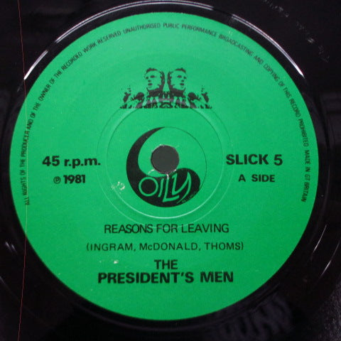 PRESIDENTS MEN, THE - Reasons For Leaving (UK Orig.7")