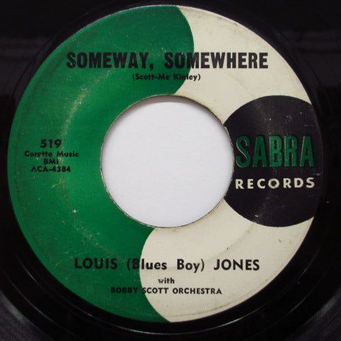 LOUIS (BLUES BOY) JONES - Someway, Somewhere (Orig)