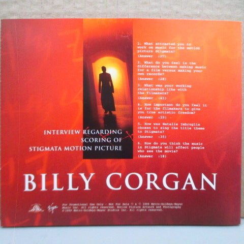 BILLY CORGAN - Interview Regarding Scoring Of Stigmata Motion Picture (US Promo.CD)
