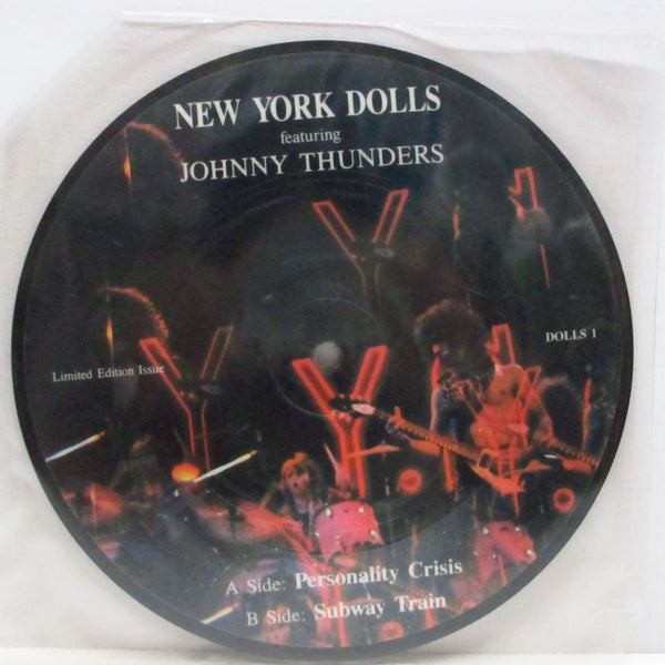 NEW YORK DOLLS feat.Johnny Thunders (ニュー・ヨーク・ドールズ)  - Personality Crisis (Dutch Ltd.Picture 7")