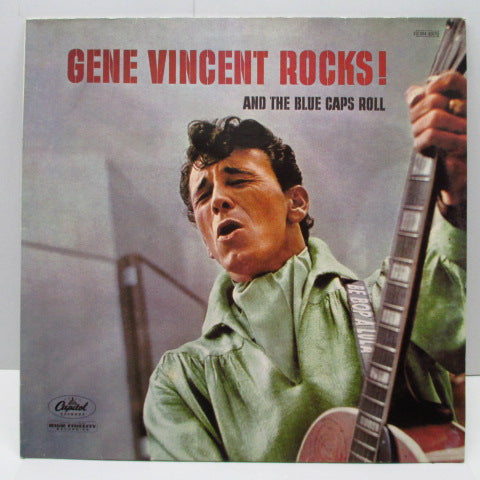 GENE VINCENT - Rocks! And The Blue Caps Roll (France 80's Re Black Lbl.Mono LP)