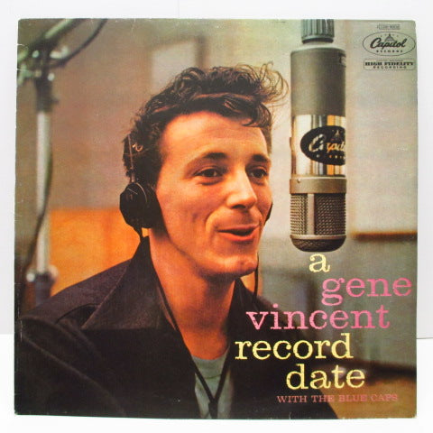 GENE VINCENT - Record Date (France 80's Re Maroon Lbl.Mono LP/#2S)