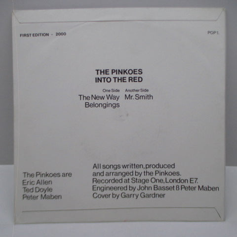 PINKOES - Into The Red (UK Orig.7")