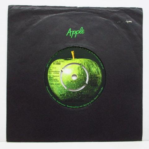 GEORGE HARRISON - Give Me Love (UK Pye Contract Press Dark Green)