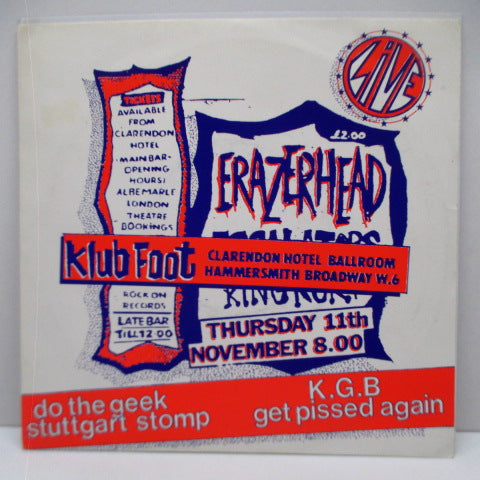 ERAZERHEAD - Live At The Klub Foot (UK Orig.7")