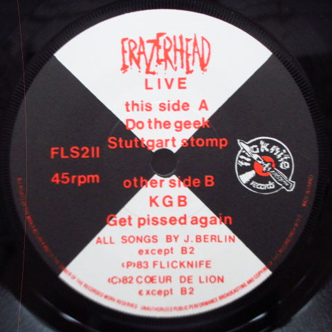 ERAZERHEAD - Live At The Klub Foot (UK Orig.7")