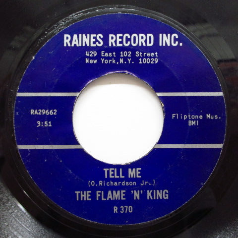 FLAME 'N' KING - The Whip / Tell Me (Orig.)