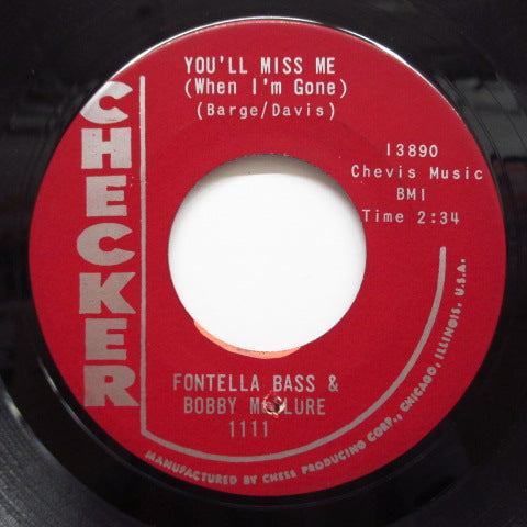 FONTELLA BASS & BOBBY McCLURE - You'll Miss Me (Maroon Label)