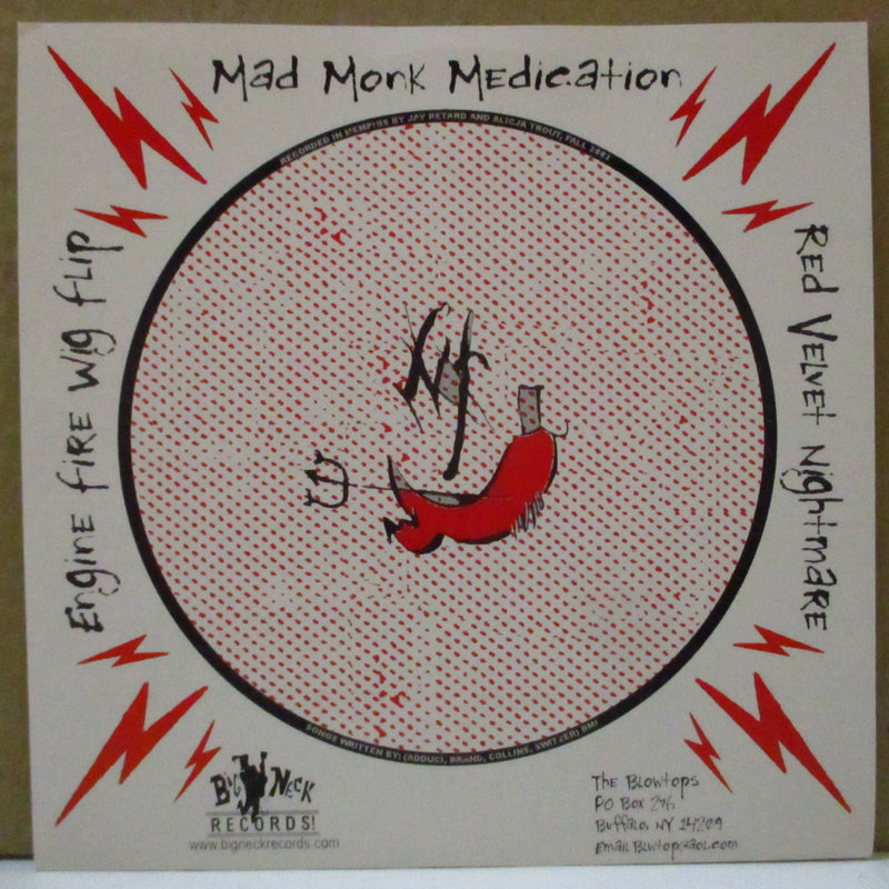 BLOWTOPS, THE (ブロートップス)  - Mad Monk Medication (US Orig.7")