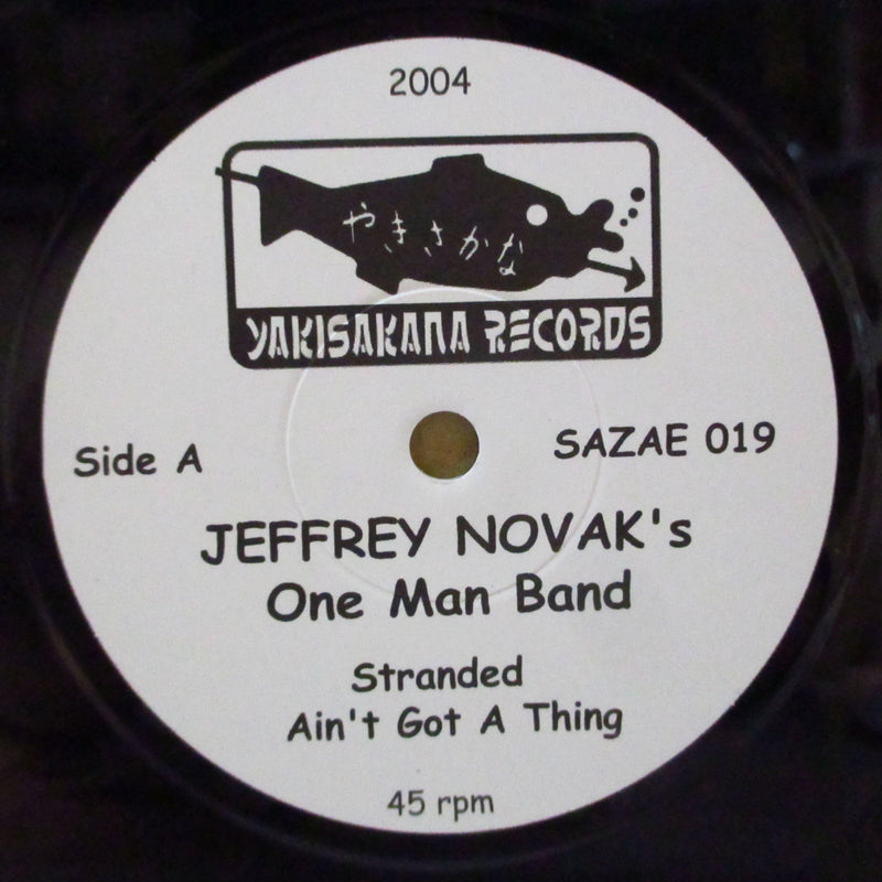 JEFFREY NOVAK'S ONE MAN BAND (ジェフリー・ノヴァク)  - Jeffrey Strums, Beats & Screams All At The Same Time! (Frence Orig.7")