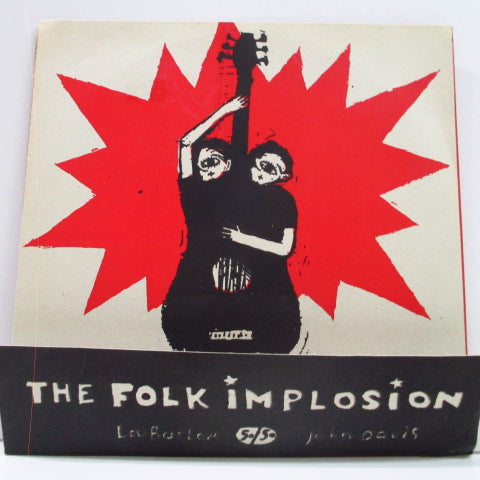 FOLK IMPLOSION, THE - Electric Idiot EP (Belgium Orig. Clear Vinyl 7")