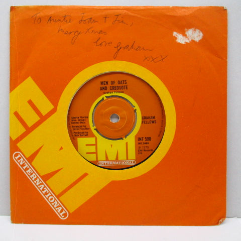 GRAHAM FELLOWS - Men Of Oats And Creosote (UK Orig.7"+Autograph)