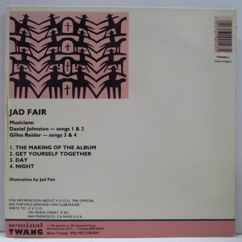 JAD FAIR - The Making Of The Album (UK Orig.7")