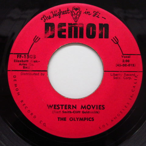 OLYMPICS - Western Movies / Well! (Orig.Dark Pink Label)