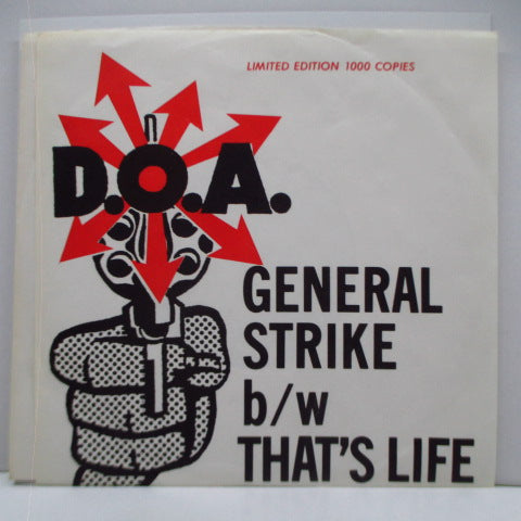 D.O.A. - General Strike (Canada Ltd.7")