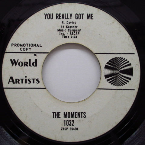 MOMENTS - Money, Money / You Really Got Me (US Promo 7")