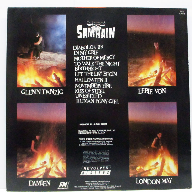 SAMHAIN (サムヘイン)  - November-Coming-Fire (UK オリジナル LP)