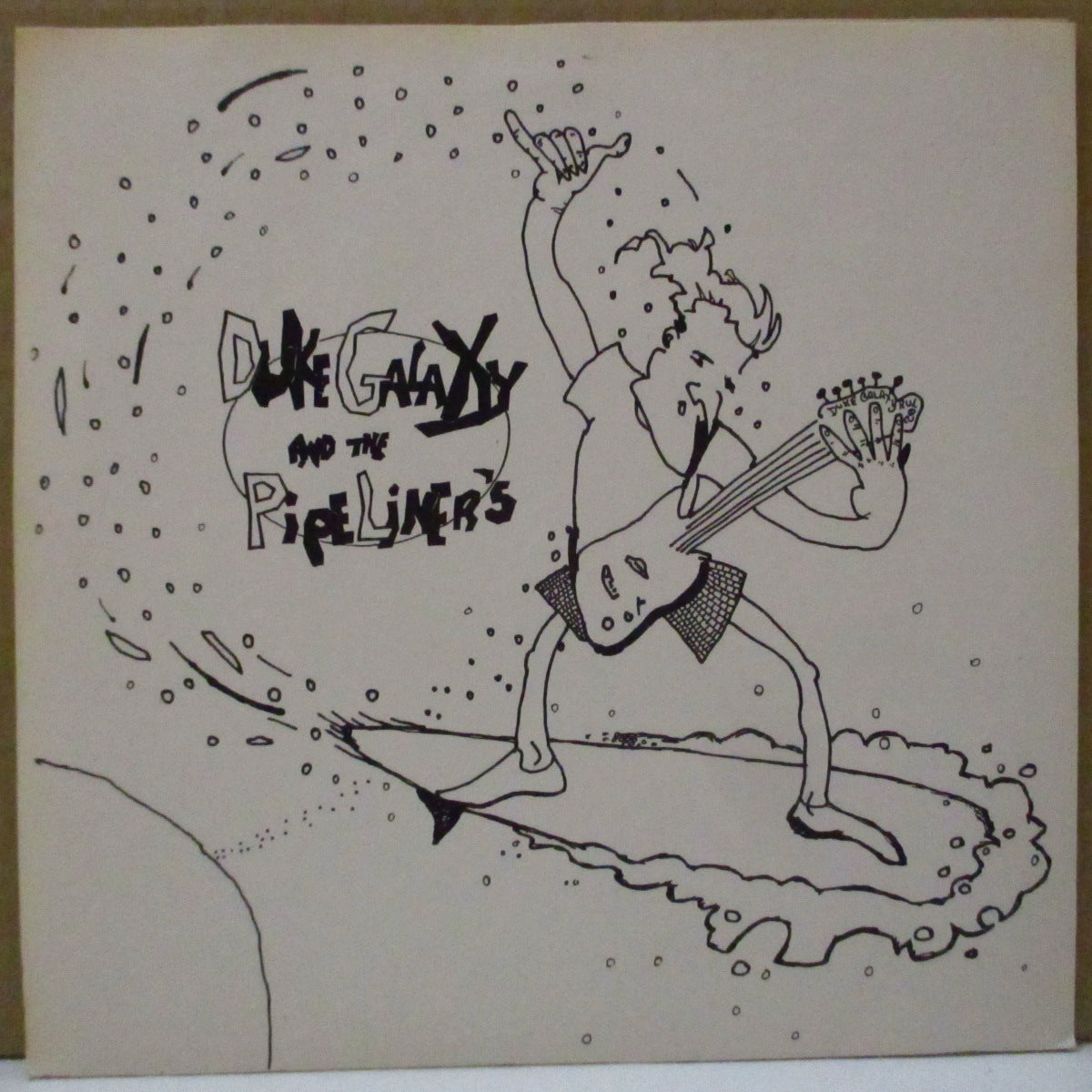 DUKE GALAXY AND THE PIPELINERS - Rhinochaser (US Orig.Blue Marbel Vinyl 7")