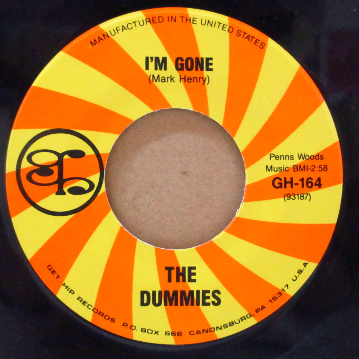 DUMMIES, THE (ダミーズ)  - I'm Gone +2 (US Orig.7")