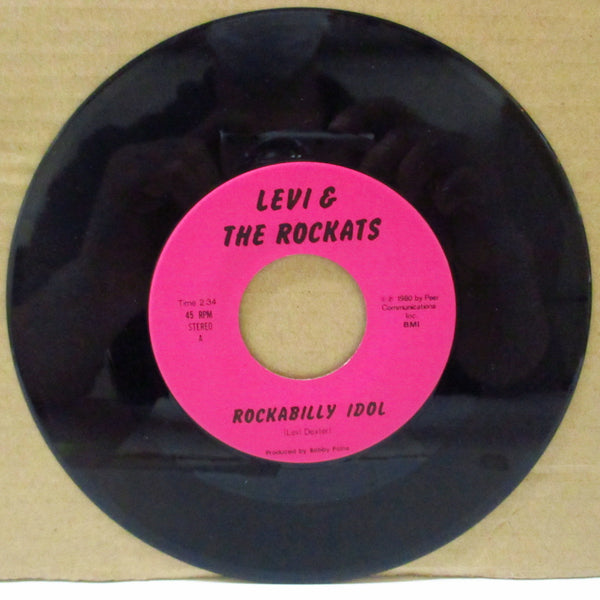 LEVI & THE ROCKATS (リーヴァイ & ザ・ロカッツ)  - Rockabilly Idol (Japan 90's 再発 7"/ラージホールセンター/PAE-001)
