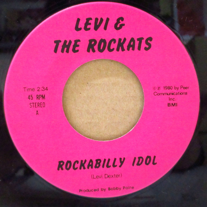 LEVI & THE ROCKATS (リーヴァイ & ザ・ロカッツ)  - Rockabilly Idol (Japan 90's 再発 7"/ラージホールセンター/PAE-001)