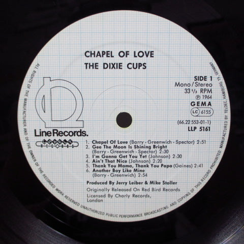 DIXIE CUPS - Chapel Of Love (Germany '82 Reissue LP)