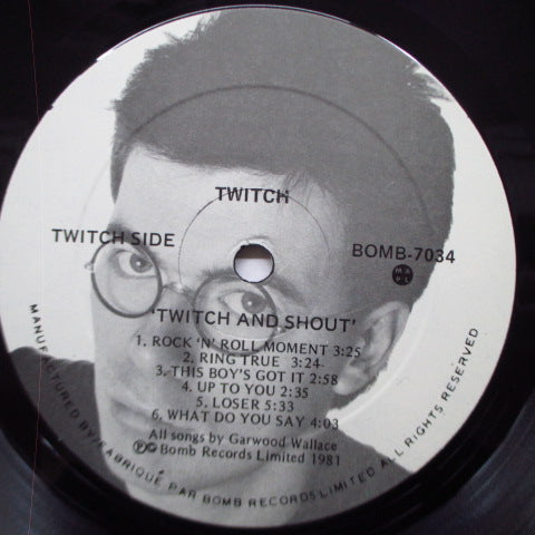 TWITCH - Twitch And Shout (Canada Orig.LP)