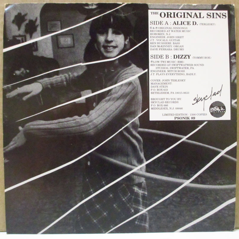 ORIGINAL SINS, THE (オリジナル・シンズ)  - Alice D. (US 1,500 Ltd.Green Marbel Vinyl 7")