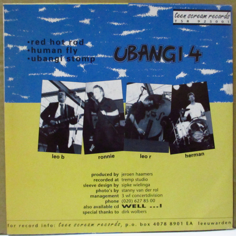 UBANGI 4 (ウバンギ 4)  - Red Hot Rod +2 (Dutch 500枚限定 7")