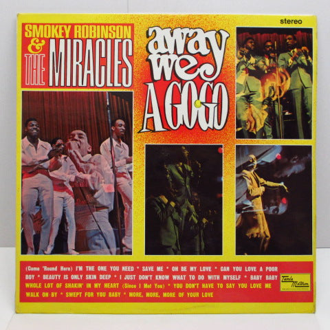 MIRACLES (SMOKEY ROBINSON ＆ THE) - Away We A Go-Go (UK:Orig.STEREO)