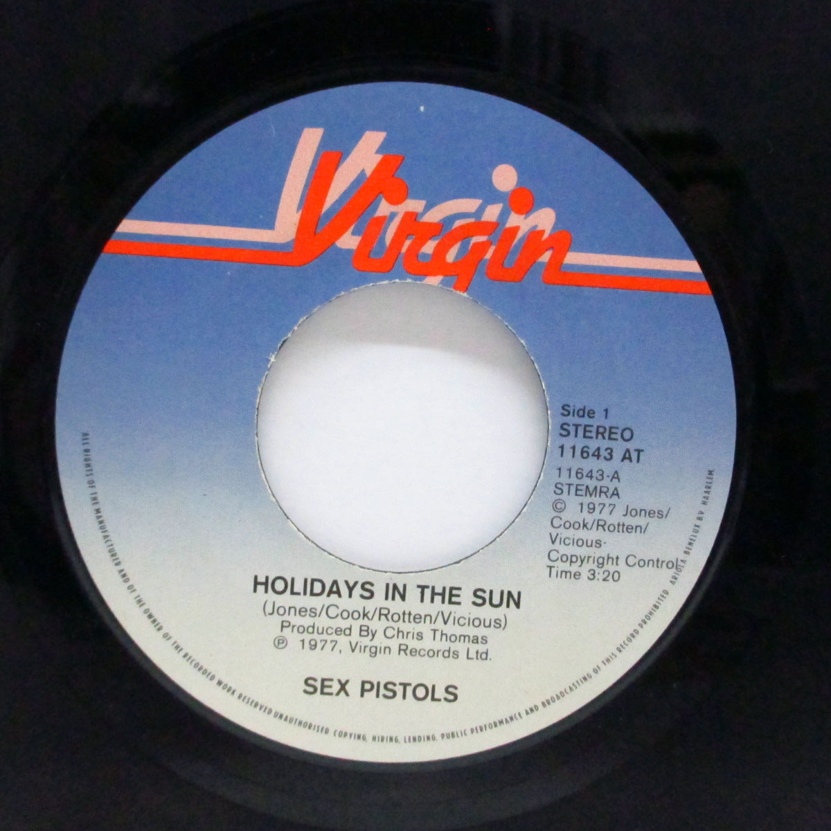 SEX PISTOLS - Holidays In The Sun (Dutch Orig.7"/11 643 AT )