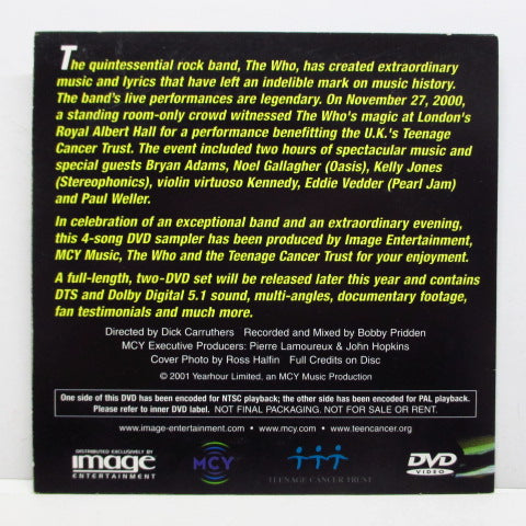 WHO - Preview DVD Sampler (US PROMO DVD)