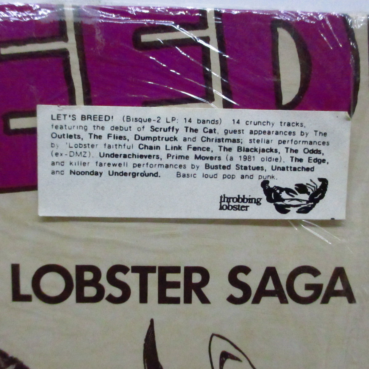 V.A. - Let's Breed! : Part Two Of The Throbbing Lobster Saga (US Orig.LP+Stickered Purple Logo CVR/SEALED)