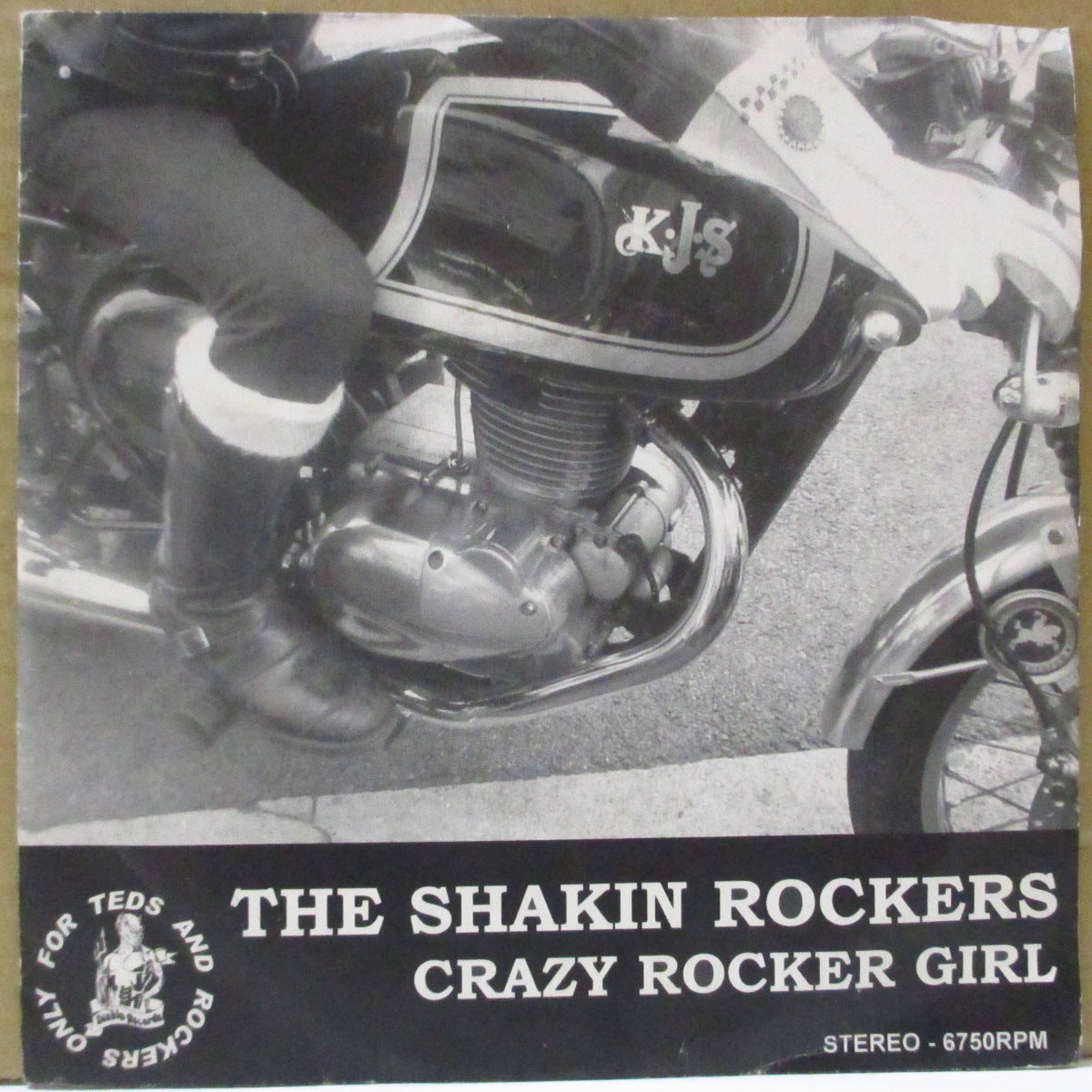 SHAKIN ROCKERS, THE (ザ・シェイキン・ロッカーズ)  - Crazy Rocker Girl +3 (German オリジナル 7")