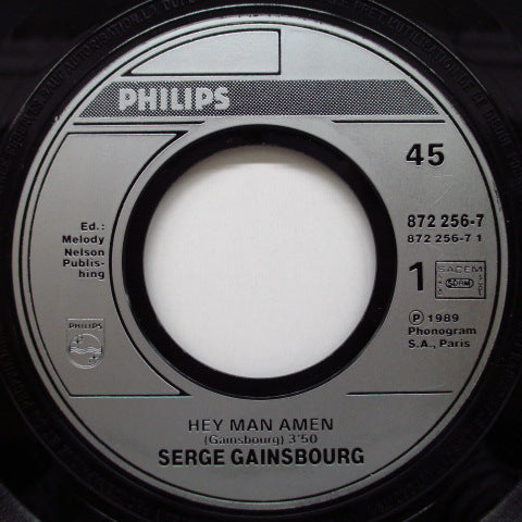 SERGE GAINSBOURG - Hey Man Amen (France Orig.7"+PS)