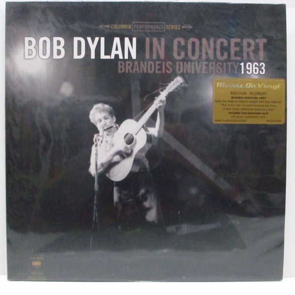 BOB DYLAN (ボブ・ディラン)  - In Concert Brandeis University 1963 (EU '11 Re 180g Mono LP)