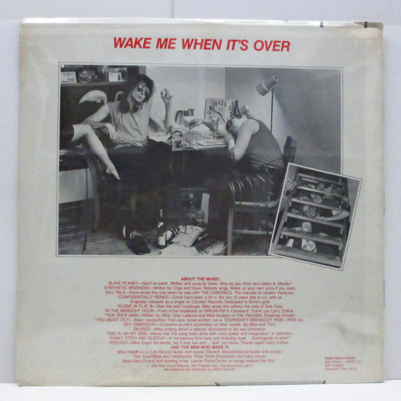 RADIO ALARM CLOCKS (レディオ・アラーム・クロックス)  - Wake Me When It's Over (US オリジナル LP「廃盤 New」)