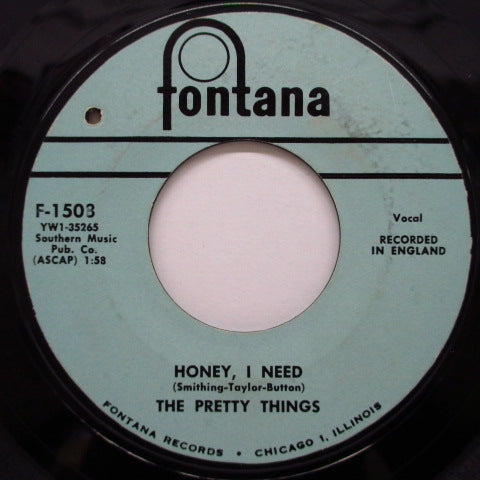 PRETTY THINGS - Honey, I Need (US Orig.7"+CS)