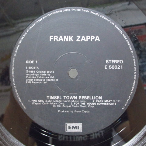 FRANK ZAPPA (フランク・ザッパ) - Tinsel Town Rebellion (UK Digitally Remaster 2xLP)