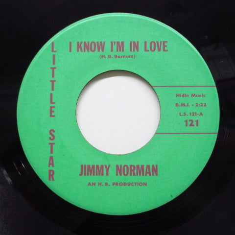 JIMMY NORMAN - I Know I'm In Love (Orig)