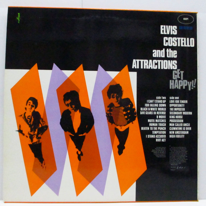ELVIS COSTELLO And The Attractions (エルヴィス・コステロ & ジ・アトラクションズ)  - Get Happy! (Japan オリジナル LP)