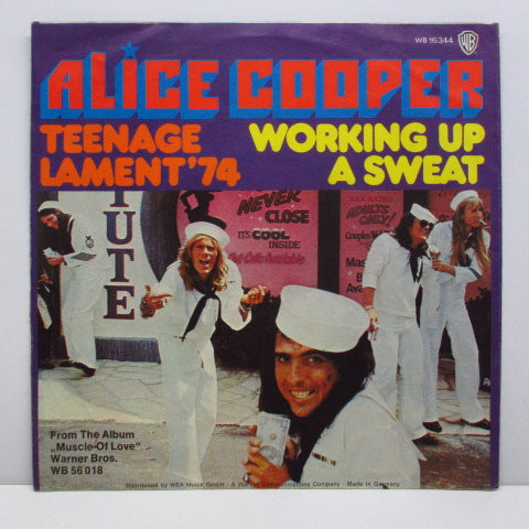 ALICE COOPER (アリス・クーパー) - Teenage Lament '74 (German オリジナル 7"+PS)