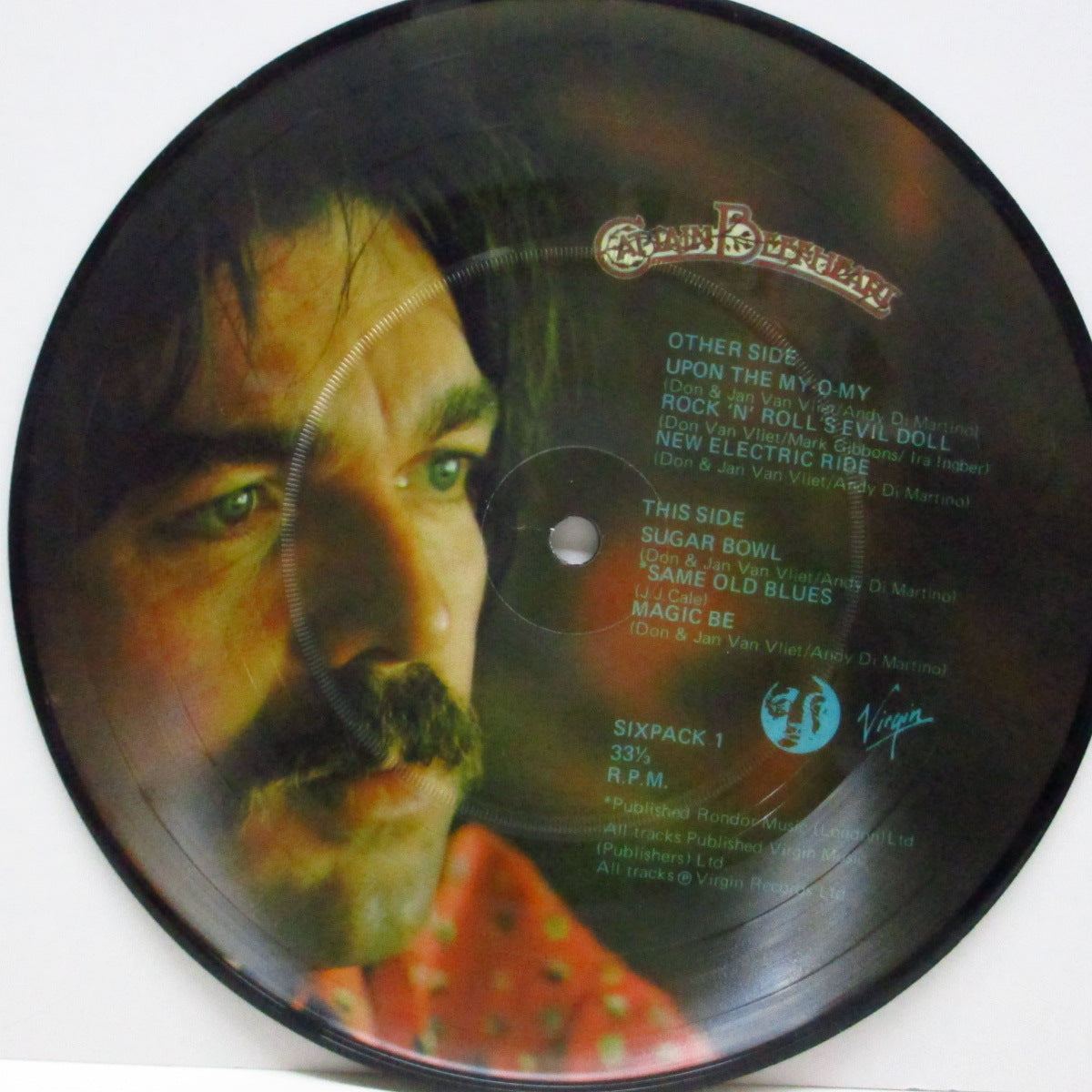 CAPTAIN BEEFHEART (キャプテン・ビーフハート)  - Six-Pack : Six-Track  (UK Ltd.Pictur 7"+Die Cut CS)